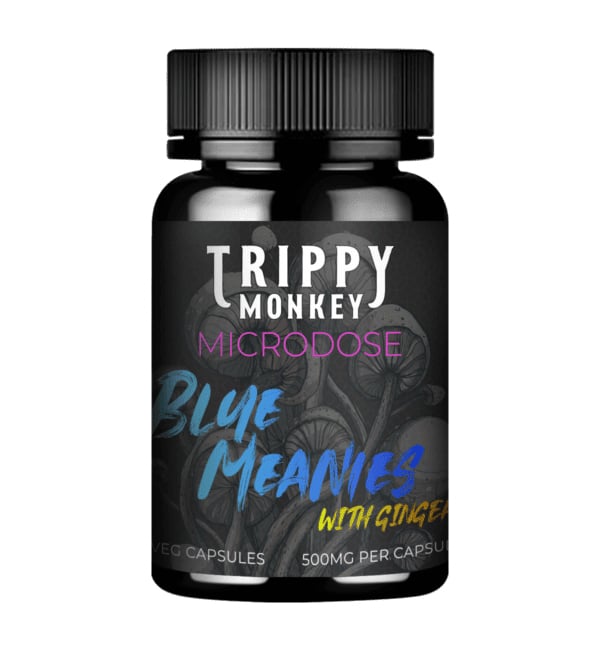 Trippy Monkey – Microdose Capsules – 7 x 500mg – Blue Meanies Trippy Monkey – Microdose Capsules – 7 x 500mg – Blue Meanies
