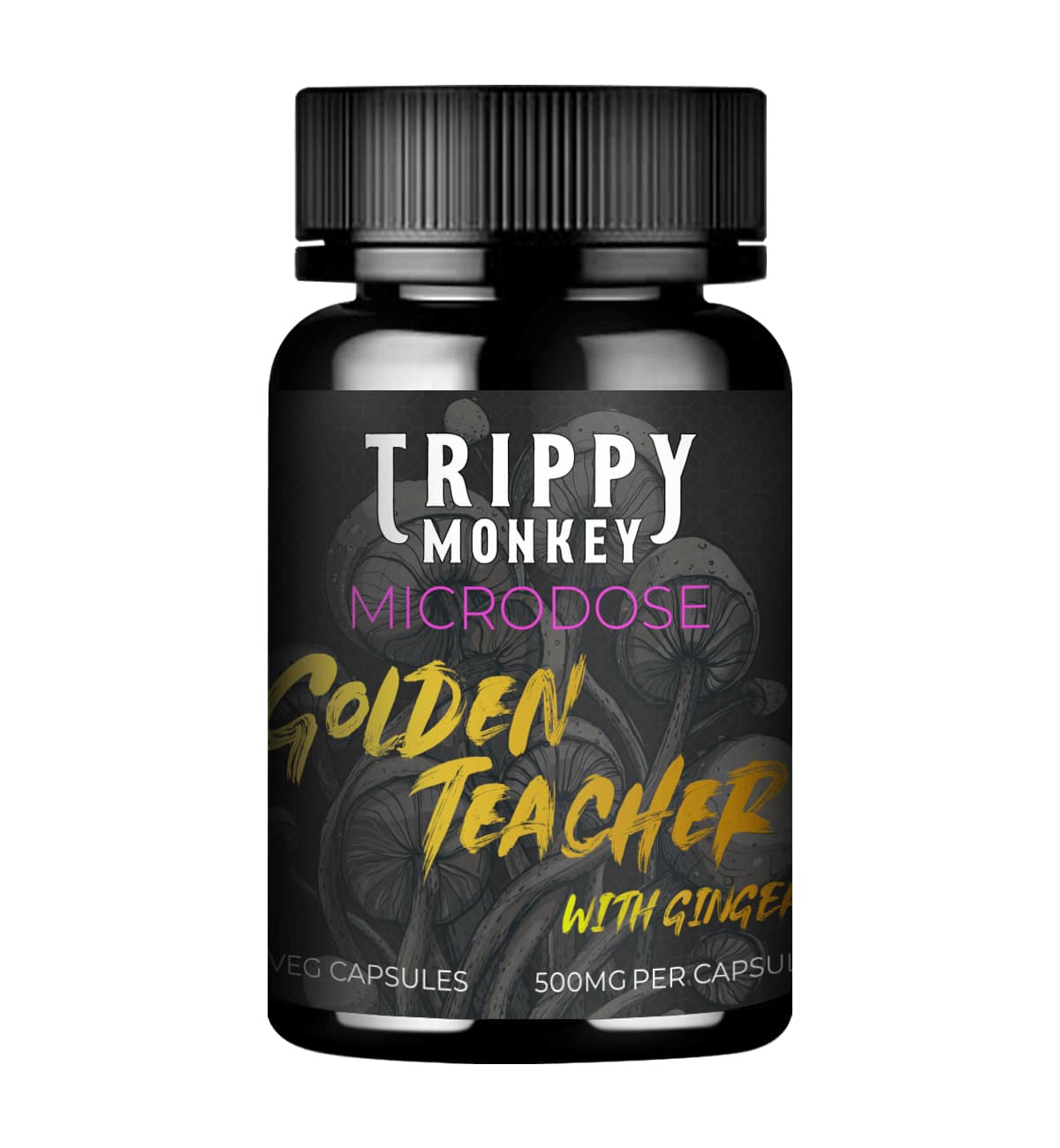 Trippy Monkey – Microdose Capsules – 7 x 500mg – Golden Teacher Trippy Monkey – Microdose Capsules – 7 x 500mg – Golden Teacher