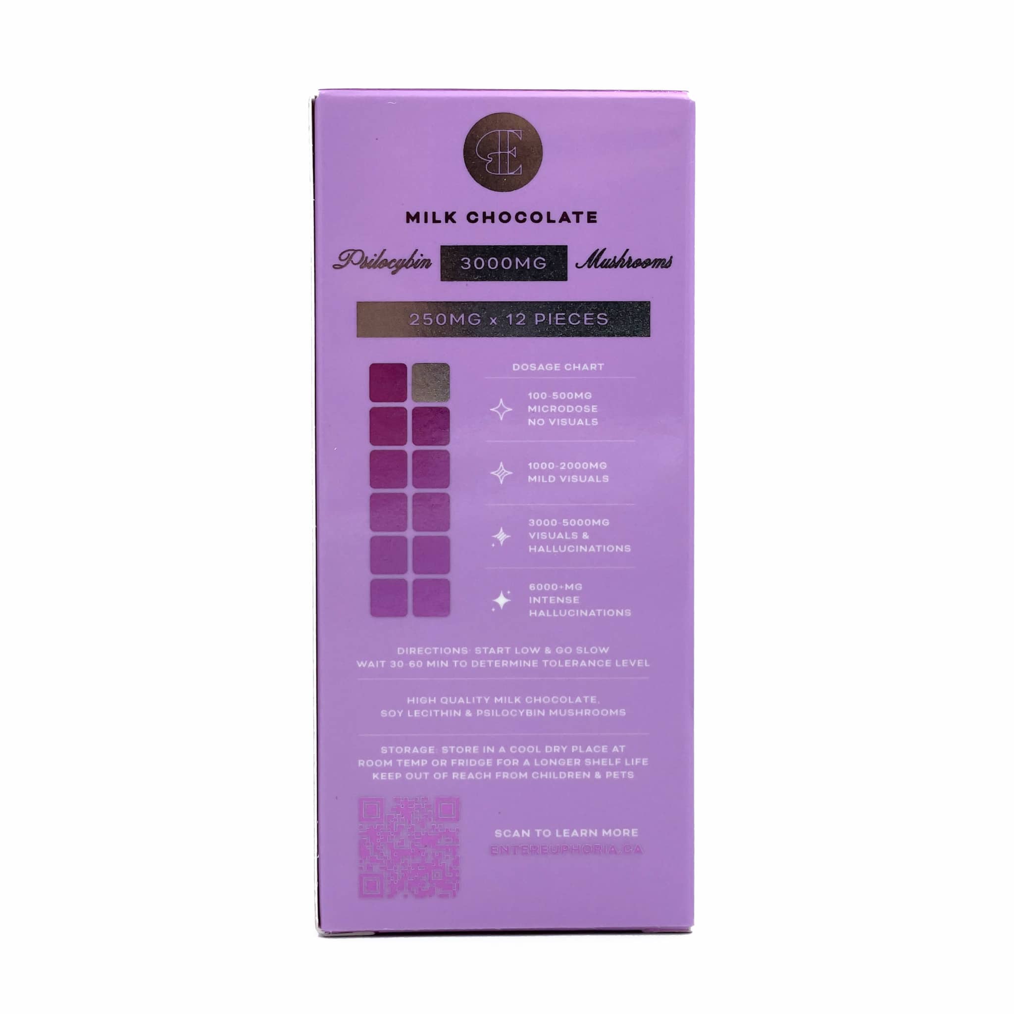 Euphoria Psychedelics – Milk Chocolate 3000mg Euphoria Psychedelics – Milk Chocolate 3000mg - Image 2