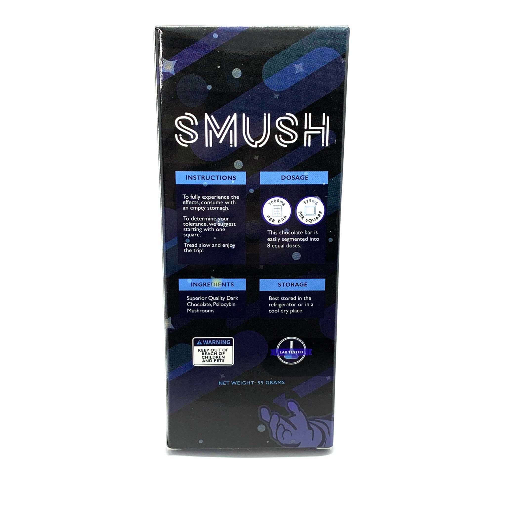 Smush – Dark Chocolate (3g) Smush – Dark Chocolate (3g) - Image 2