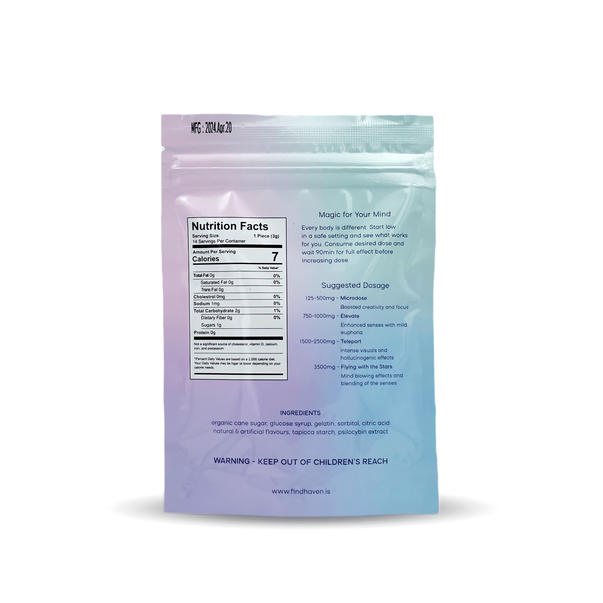 Haven – Psilocybin Gummies – 3500mg Haven – Psilocybin Gummies – 3500mg - Image 3