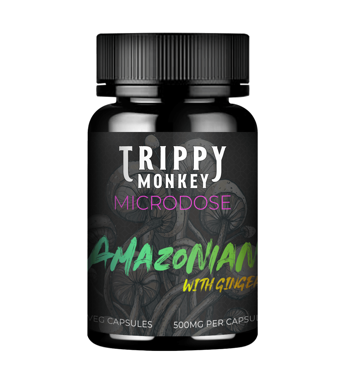 Trippy Monkey – Microdose Capsules – 7 x 500mg – Amazonian Trippy Monkey – Microdose Capsules – 7 x 500mg – Amazonian