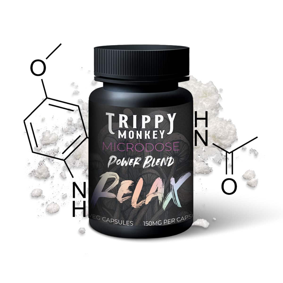 Trippy Monkey – Power Blend – 30 x 150mg – Relax Trippy Monkey – Power Blend – 30 x 150mg – Relax