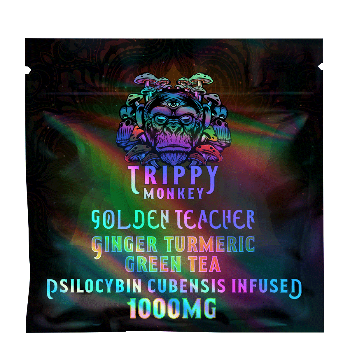 Trippy Monkey – Ginger Turmeric Green Tea Trippy Monkey – Ginger Turmeric Green Tea