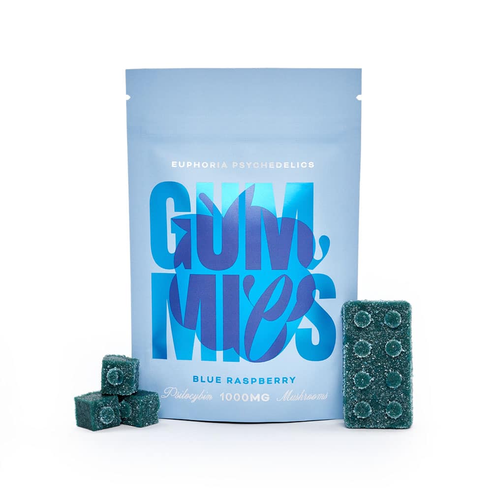 Euphoria Psychedelics – Blue Raspberry Gummy 1000mg Euphoria Psychedelics – Blue Raspberry Gummy 1000mg
