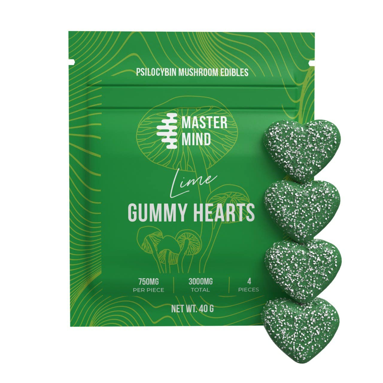 Mastermind – Lime Gummy Hearts Mastermind – Lime Gummy Hearts
